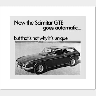 RELIANT SCIMITAR GTE - advert Posters and Art